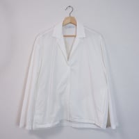 SHIRTS JACKET/WHITE