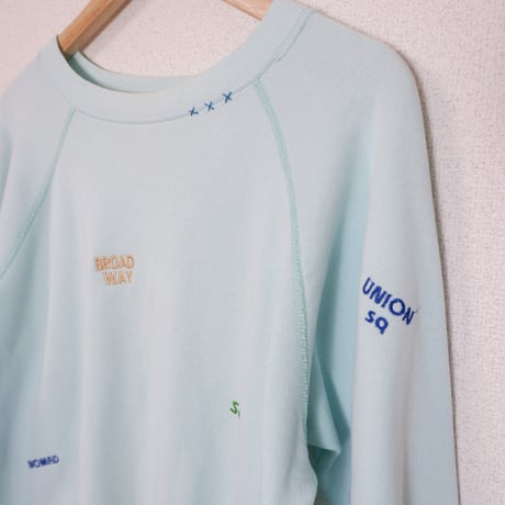 80s-90s Embroidery Sweat/MINT