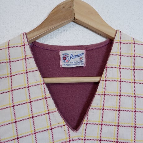 50s CHECK VEST