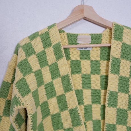 Checker Cardigan