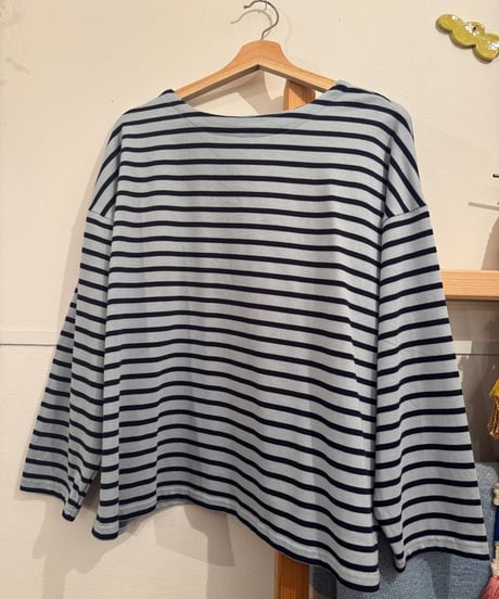 Border Pullover/Blue✖️Navy
