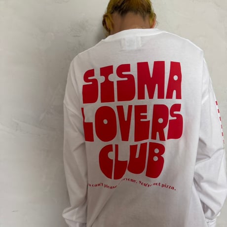 SISMA LOVERS CLUB LS TEE/WHITE