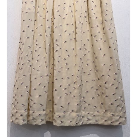 Floral Embroidery Ruffle Dress