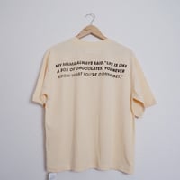 FOREST'S MOM message TEE/SAND