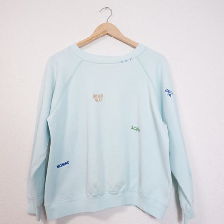 80s-90s Embroidery Sweat/MINT