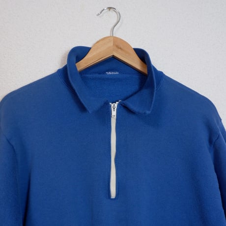 HALF ZIP SWEAT BLUE
