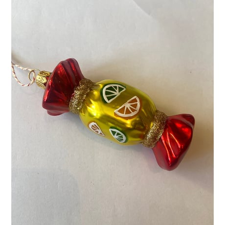 Christmas Ornament / Lemon Candy (Red)