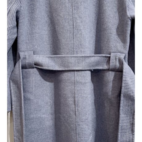 WOOL CHECK COAT