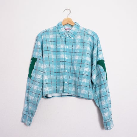 INDIA COTTON CHECK "NY" SHIRTS