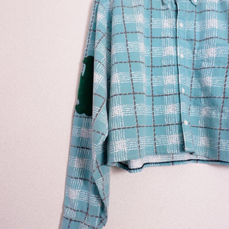 INDIA COTTON CHECK "NY" SHIRTS
