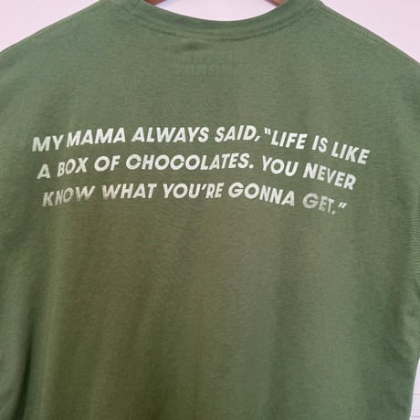FOREST'S MOM message TEE/Olive