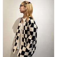 QUILT JACKET / BLACK×WHITE