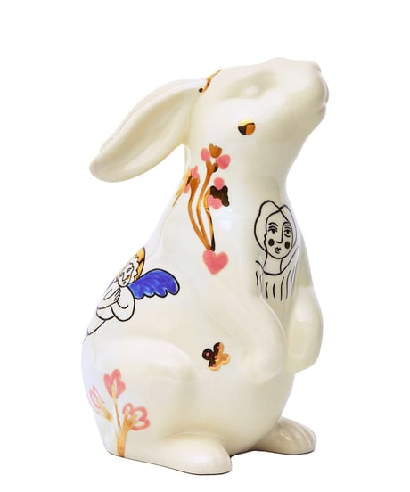 Rabbit shaped vase