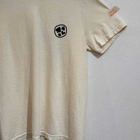 sisma トランプ Tee /♠️ & 🖤 IVORY