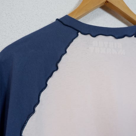 ORIGINAL RAGLAN LS TEE / NAVY×PINK