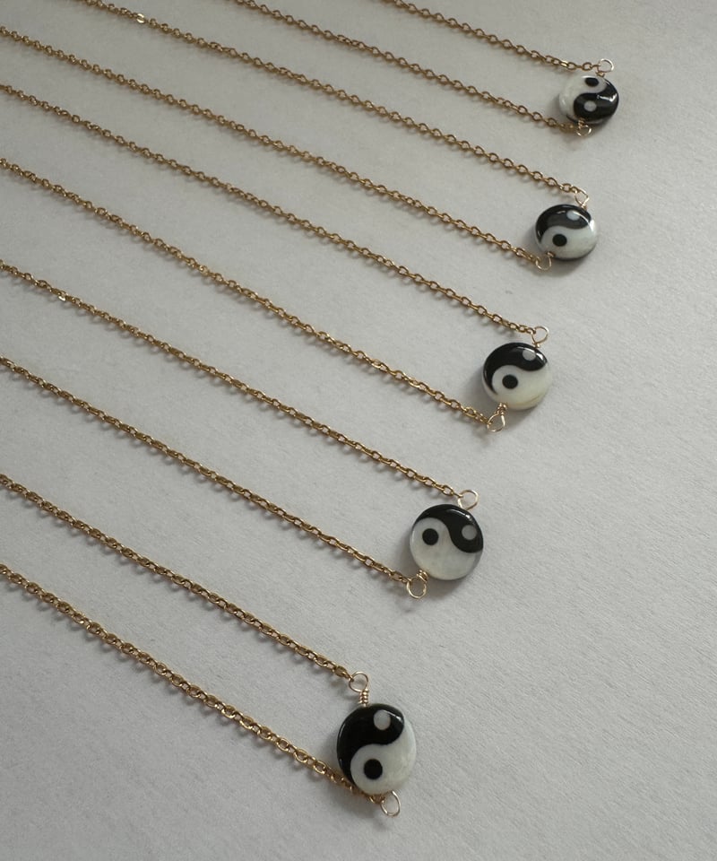 ꕤ︎︎❣️蘭❣️さん専用ꕤ︎︎ ⚫︎予約⚫︎Ying Yang Necklace ☯️ | sister market.