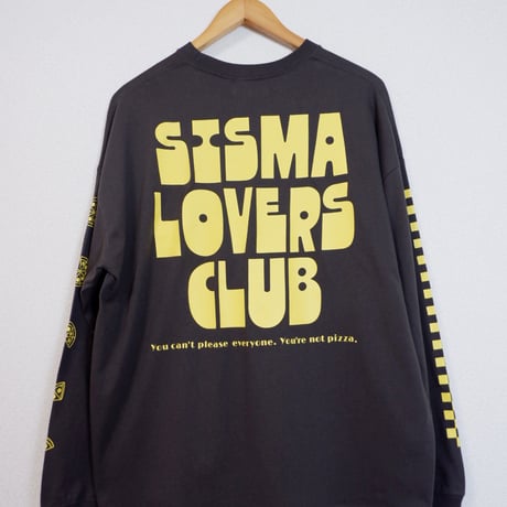SISMA LOVERS CLUB LS TEE/BLACK
