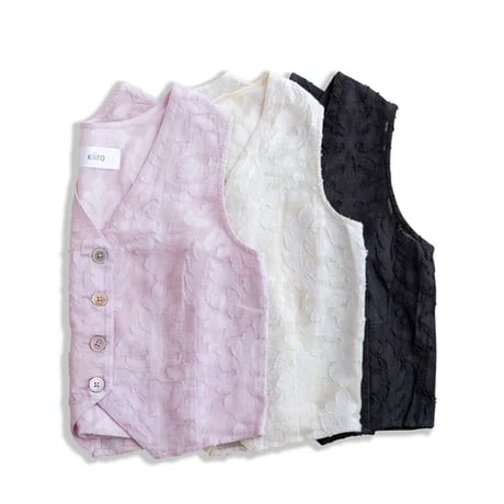Jacquard vest