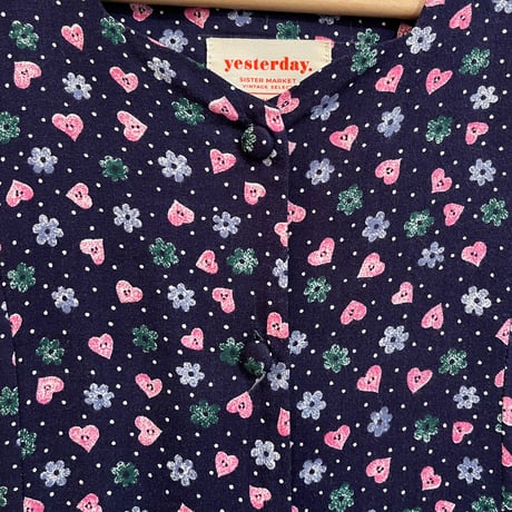 heart navy short ronpers