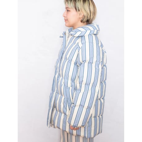 STRIPED MIDI JACKET