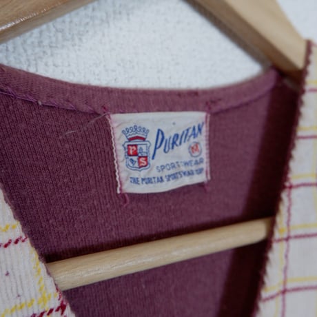 50s CHECK VEST
