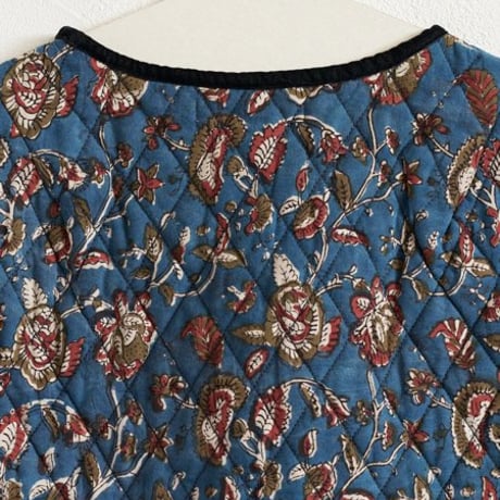 BLOCK PRINT QUILTED VEST