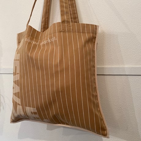 Stripe eco bag  / New Me 🤎🤍