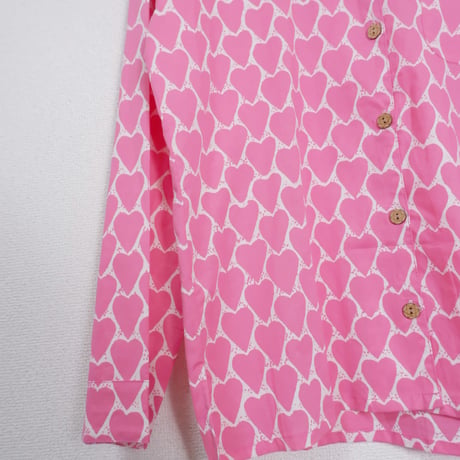 LOVERY PAJAMA SHIRTS/PINK