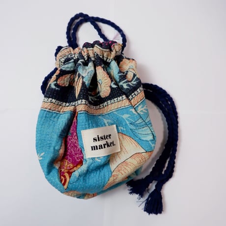 KANTHA 巾着/B