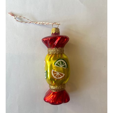 Christmas Ornament / Lemon Candy (Red)