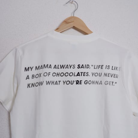 FOREST'S MOM message TEE/WHITE