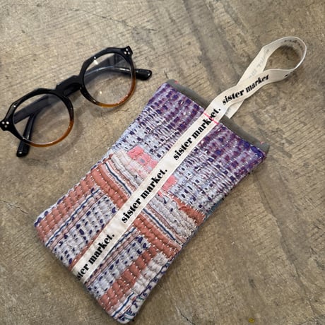 Kantha Glasses Pouch/H
