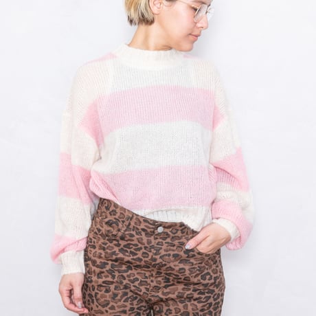 ANIMAL PRINT BERTA LONG DENIM