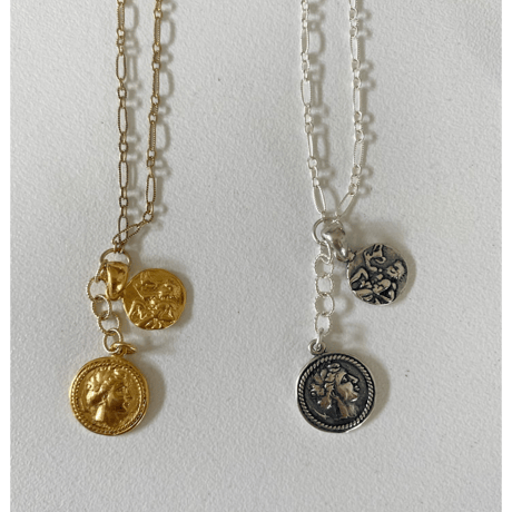 Silver Coin Necklace