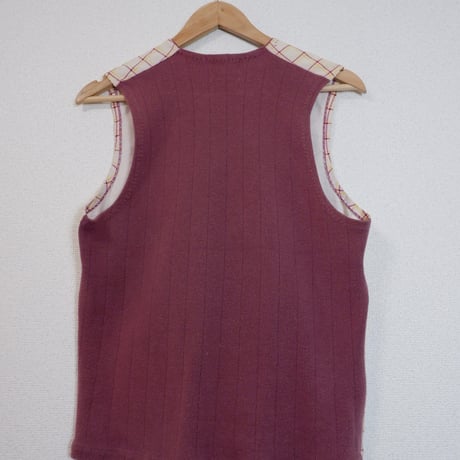 50s CHECK VEST