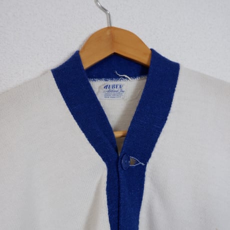 70s-80s LETTERED CARDIGAN