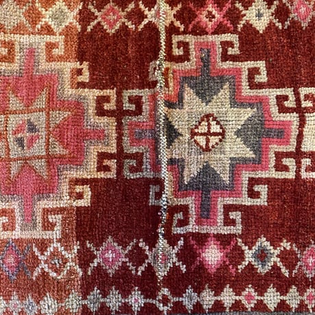 Vintage Rug runner belly-pink