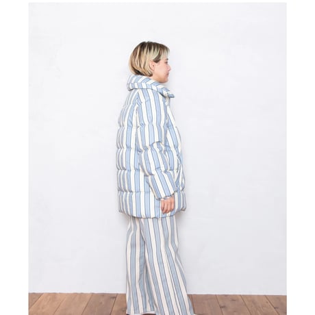 STRIPED MIDI JACKET