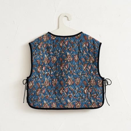 BLOCK PRINT QUILTED VEST