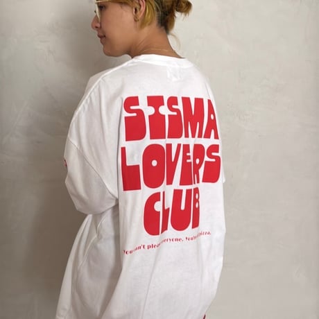SISMA LOVERS CLUB LS TEE/WHITE