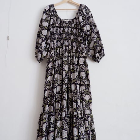 SISTER MARKET ONEPIECE /black froral