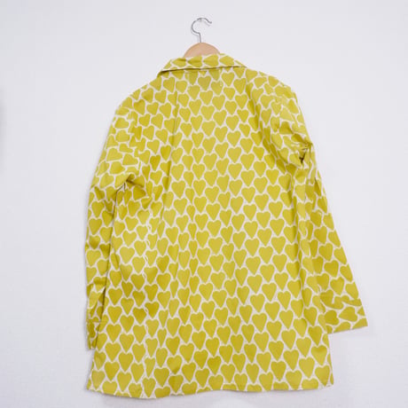 LOVERY PAJAMA SHIRTS/YELLOW