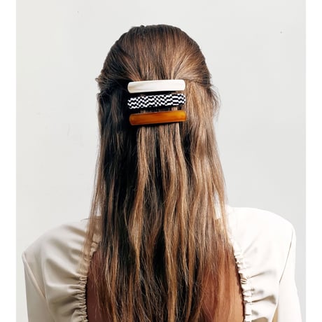 No. 3 Heirloom Clip / BRIGHT ORANGE