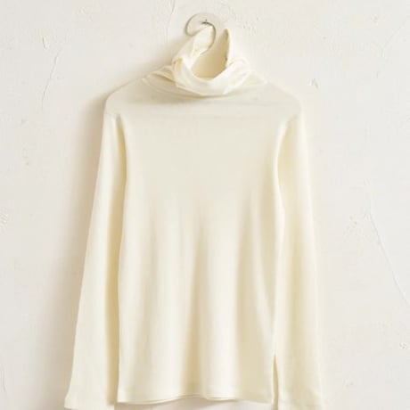 WASHABLE WOOL HOODIE /WHITE