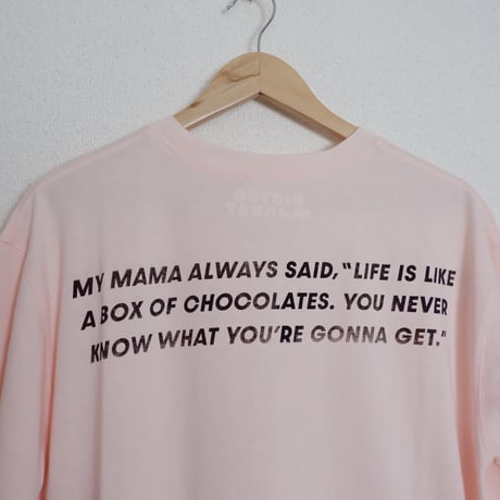 FOREST'S MOM message TEE/PINK