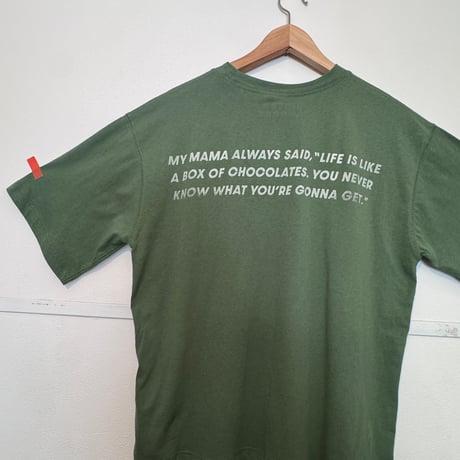 FOREST'S MOM message TEE/Olive