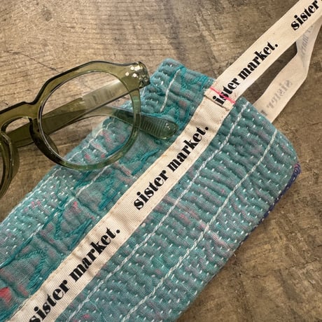 Kantha Glasses Pouch/F