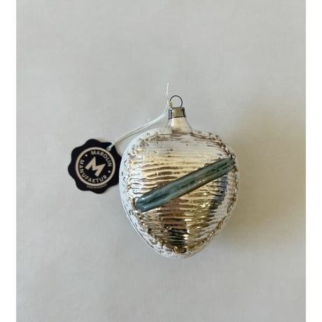 Christmas Ornament / Heart with Ribbon💝