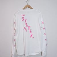 THE SISTER LS TEE/WHITE