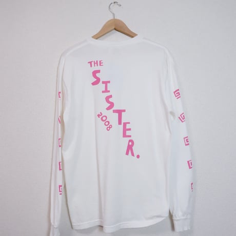 THE SISTER LS TEE/WHITE